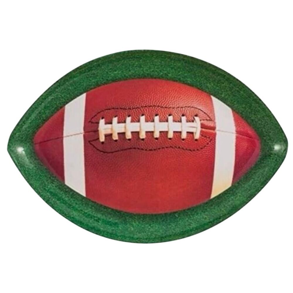 AMSCAM 17 1/2” FOOTBALL MELAMINE PLATTER NEW NFL